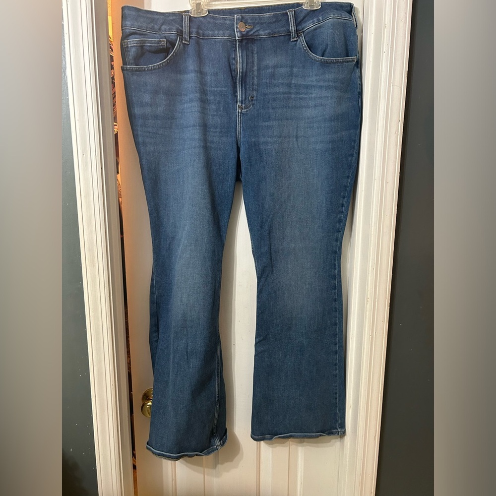 Lee Slim Fit Mini Flare High Rise Jeans Size 22W